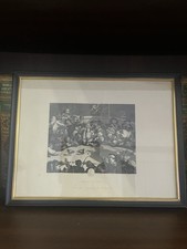 Antique Framed Engraving Of