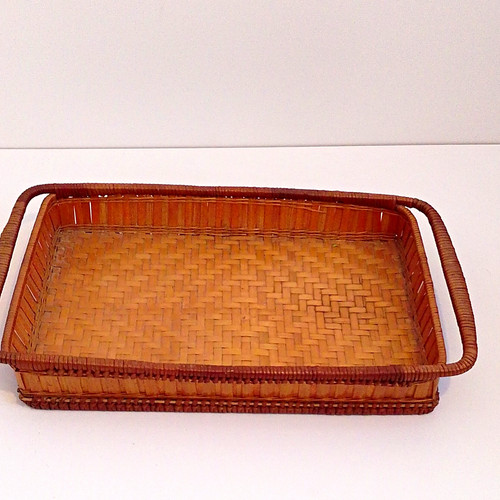 Wicker woven vintage - wicker,