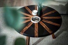 24" Epoxy Resin River Table