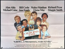 California Suite ORIGINAL Quad Movie Poster Michael Caine Maggie Smith