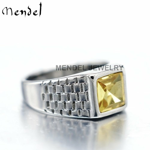 Mendel mens faux square yellow - mendel,