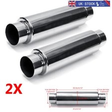 2 Round Exhaust Silencer