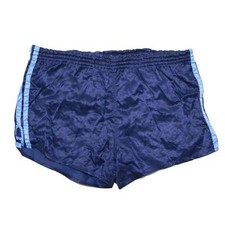 Genuine Vintage 80s Adidas 3 Stripe Blue PT Shorts Excellent Condition