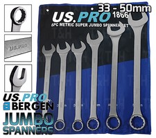 BERGEN JUMBO Spanners 6pc