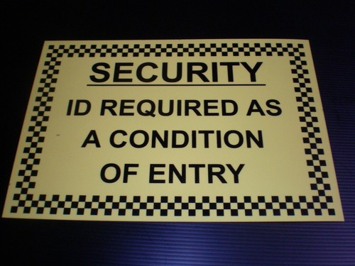 Security required as - security, i.d