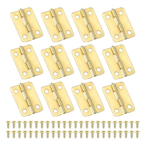 12pcs inch small butt hinges - small,