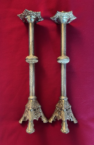 Antique gothic revival brass - antique,