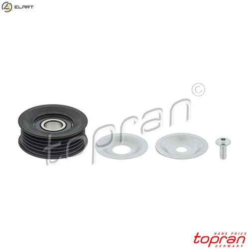 Deflectionguide pulley vribbed - deflectionguide,