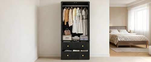 Wooden door wardrobe 2 - door,