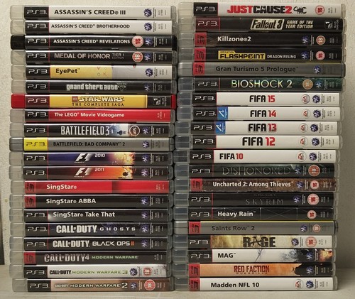 Job lot ps3 game - 40,