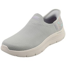 Skechers Slip-ins Go Walk Flex Womens Slip On Trainers in Grey Lavender - 5 UK