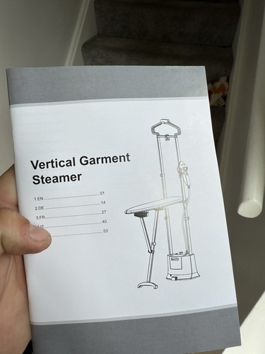Vertical garment steamer - vertical, 1500w