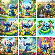 Lilo & Stitch Diamond Painting Kit – Disney Cartoon Mosaic Embroidery Rhinestone