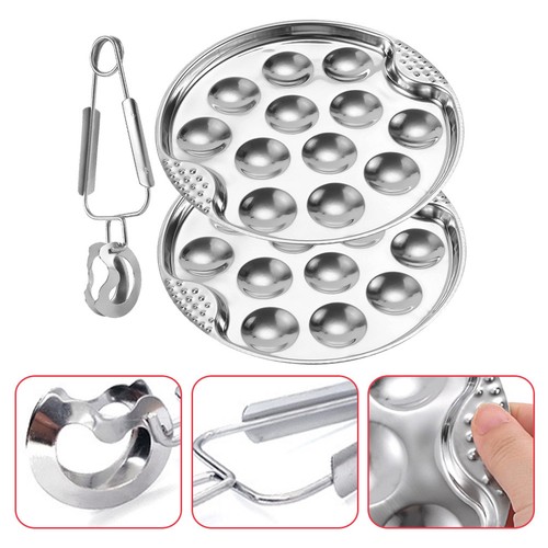 Useful escargot dish - escargot, stainless
