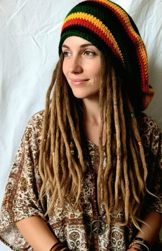 Dreadlocks hat crochet tam - dreadlocks,