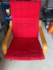 IKEA Poang light wood chair