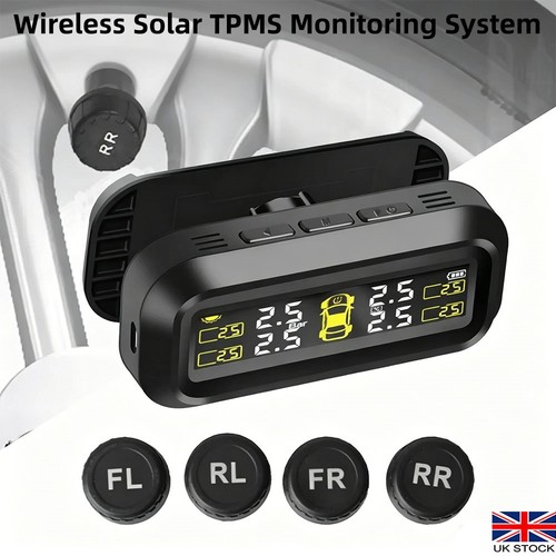 Solar tpms lcd wireless tyre - solar,