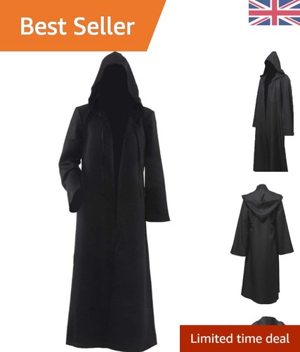Classic black hooded cloak - black, for