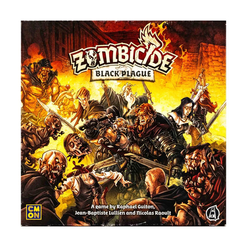 Zombicide black plague board - black,