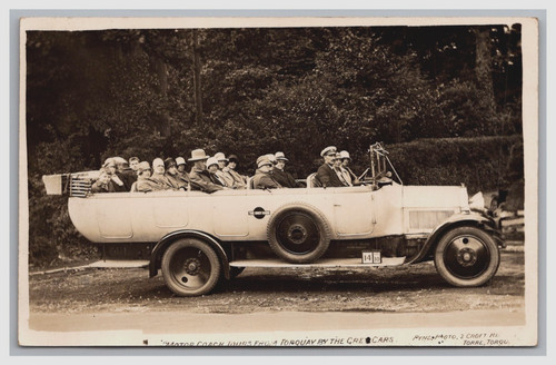 Postcard motor coach - postcard,