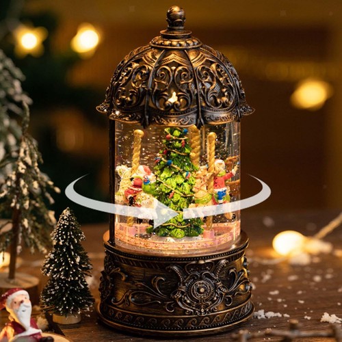 Christmas snow globes musical - snow,