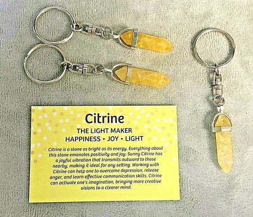 Citrine point wand - point, stone