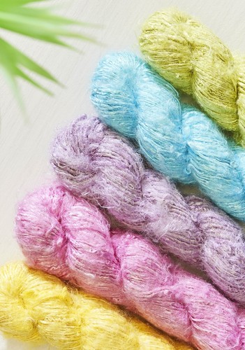 Hand crafted banana yarn fine - hand,