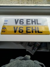 V6 EHL Cherished Registration Plates
