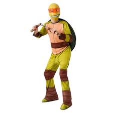 CHILDS MICHELANGELO OFFICIAL COSTUME TEENAGE MUTANT NINJA TURTLES FANCY DRESS