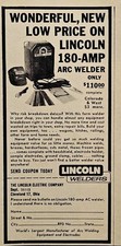 1963 Lincoln Welders Print Ad