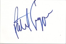 Patrick Swayze Signed 4x6 Index Card Dirty Dancing, Road House Autographed