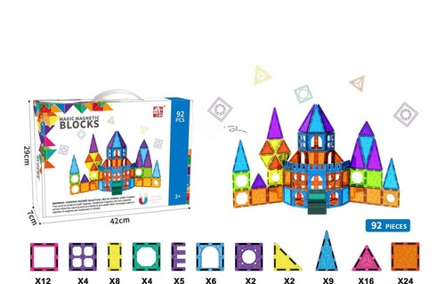 Magic magnetic blocks - magic, 92