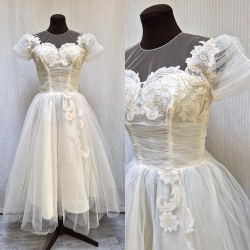 Vintage 1940 50s ivory - vintage,