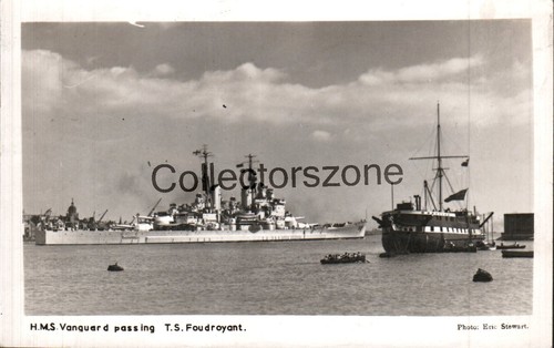 1954 hms vanguard passing - hms,