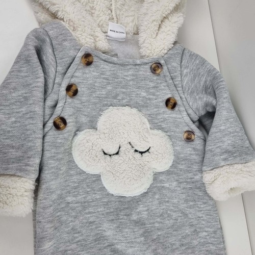 Month baby grey - 0-3,