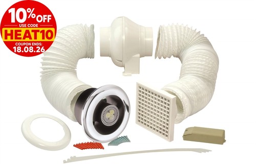 Manrose extractor fan with - fan, led