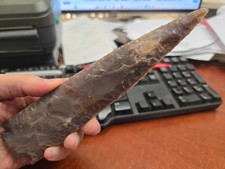 AGATE STONE SPEARHEAD