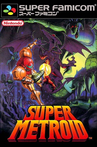 Super metroid sfc box art - super,