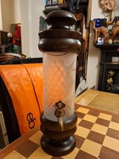 Vintage French Frosted Glass &