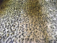 LUXURY Animal Faux Fur Fabric