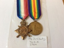 WW1 Yorkshire Regiment Pte