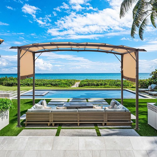 Metal pergola with - x,