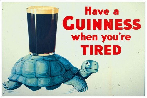 Guiness tortoise repro - guiness,