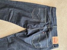 LEVIS 506 Straight Jeans Blue Size 36S W36 L30 - Brand New