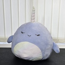 Squishmallows - Naomi The Narwhal 12" Large Soft Toy Plush (2021)