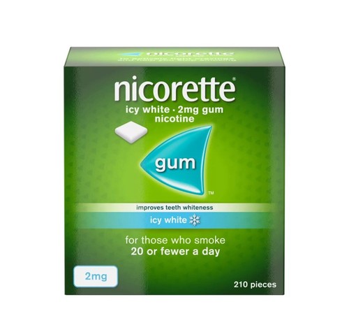 Nicorette icy white gum - nicorette,