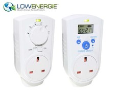 Plug In Thermostat Analogue Digital Temperature Control Greenhouse Heater Shed