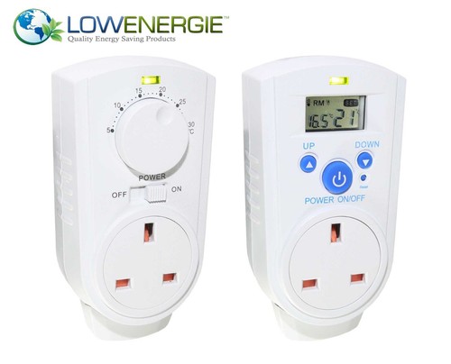 Plug thermostat analogue - plug, in