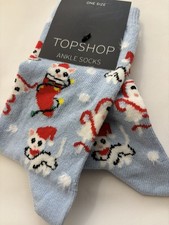 Topshop Fun Socks cute Cat