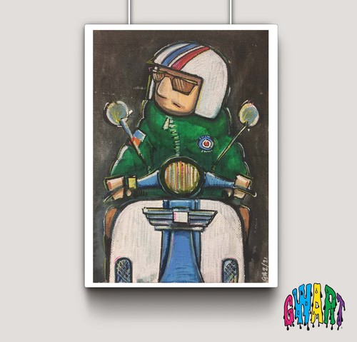Vespa lambretta scooter - vespa, &